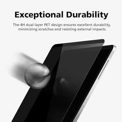 360° 4-Way Magnetic & Nano Adsorption Privacy Screen Protector for iPad Pro 11 Inch M4 2024 | Detachable, Anti-Spy, Anti-Fingerprint | Works in Both Landscape & Portrait Modes