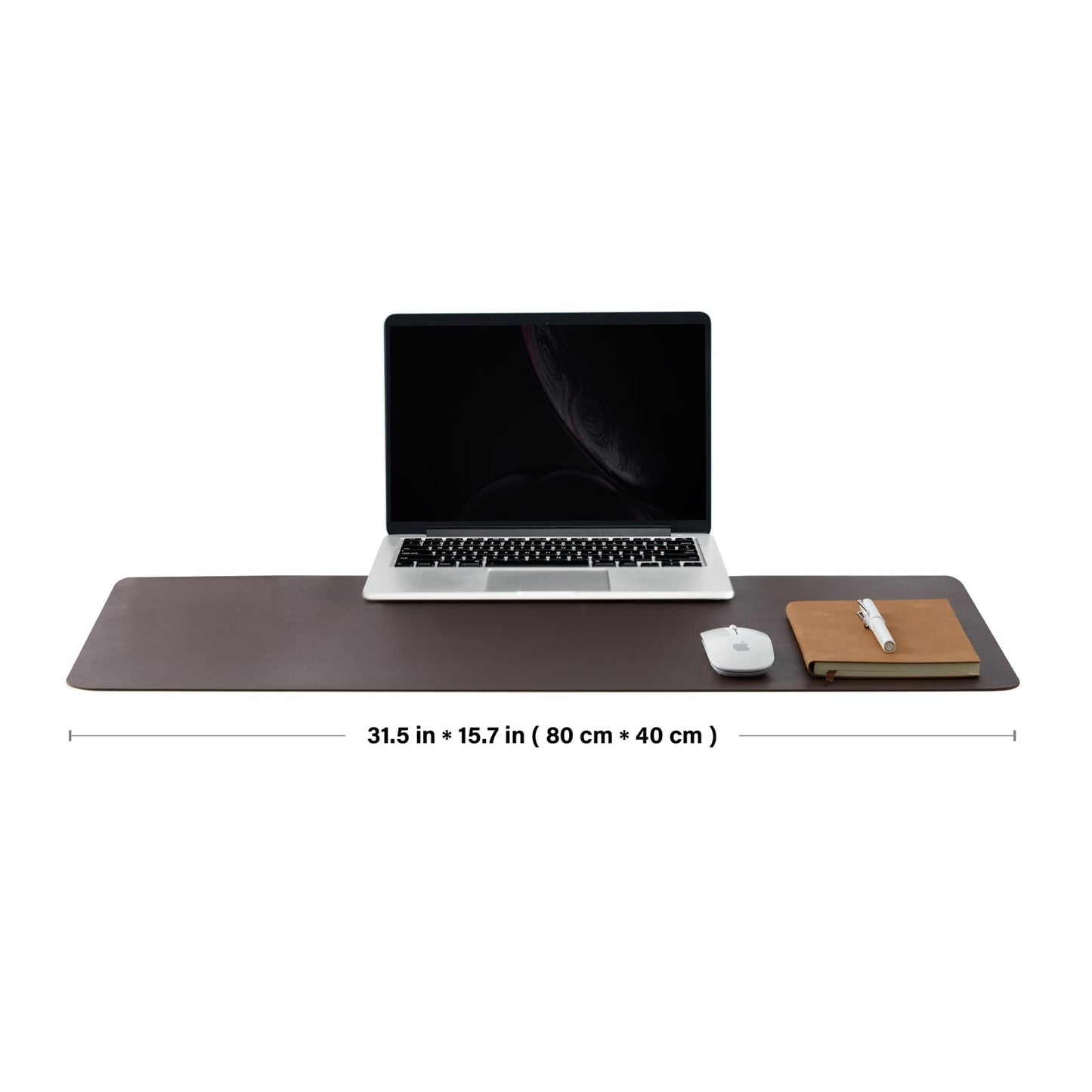 Cork Desk Mat - Dual-Sided Desk Pad for Office and Home - Desk Organization and Accessories - Ideal for Large Mouse Pad and Desk Mats on Top of Desks(Coffee,31.5"x 15.7")