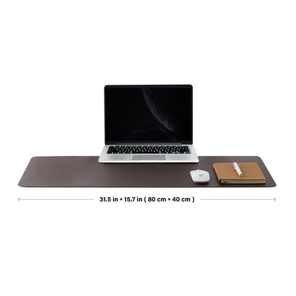 Cork Desk Mat - Dual-Sided Desk Pad for Office and Home - Desk Organization and Accessories - Ideal for Large Mouse Pad and Desk Mats on Top of Desks(Coffee,31.5"x 15.7")