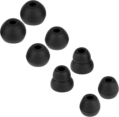 4 Pairs Earbud Tips Fit for Powerbeats Pro Ear Tips Beats Earbuds Replacement Tips Replacement Earbud Tips Earbud Replacement Tips Earbud Caps Headphone Earbud Tips Replacement Ear Pads Black
