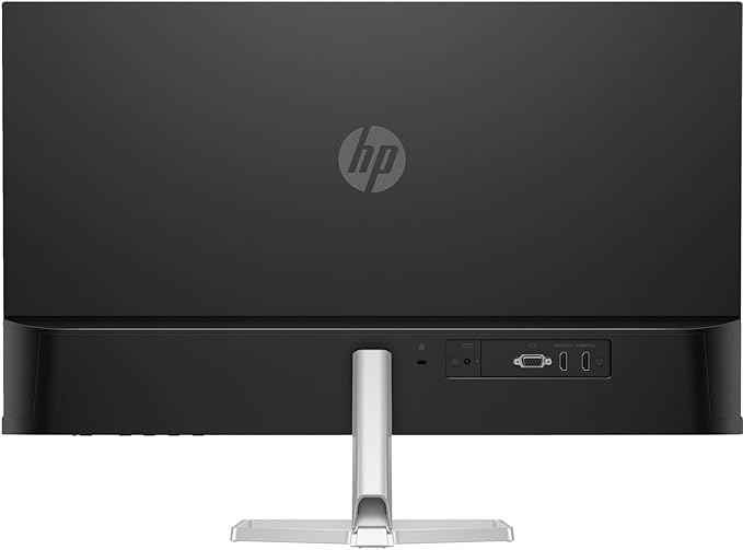 HP Series 5 527sf Monitor (Replaces Model M27h) 94F44AA#ABA w/Docztorm Dock, 27" FHD IPS (1920x1080) Display, 2x HDMI, 1x VGA, Flicker-free, Ideal for Home & Business, Black/Silver (2024 Latest Model)