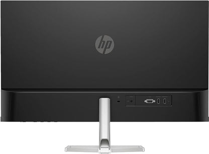 HP Series 5 527sf Monitor (Replaces M27f) 27" IPS FHD 300 nits Display, -5 to +25 Degrees Adjustable Tilt, Flicker Free, Anti-Glare, 1x HDMI, Black/Silver w/Dockztorm HUB USB Port Expander (2 Pack)