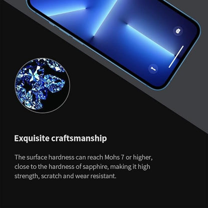 PERFECTSIGHT Sapphire Anti Blue Light Screen Protector Designed for iPhone 13 Pro/iPhone 13, [Medical-Grade Eye Protection] HD Filter 6 Radiations Shatterproof Diamond Hard Tempered Glass (6.1 inch)