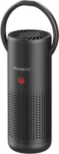 Cordless Portable Air Purifier for Car, Small Room, Office with True HEPA Filter, Travel Air Purifier for Smoke, 0dor & Dust with USB C, Aroma Chamber (Grey)