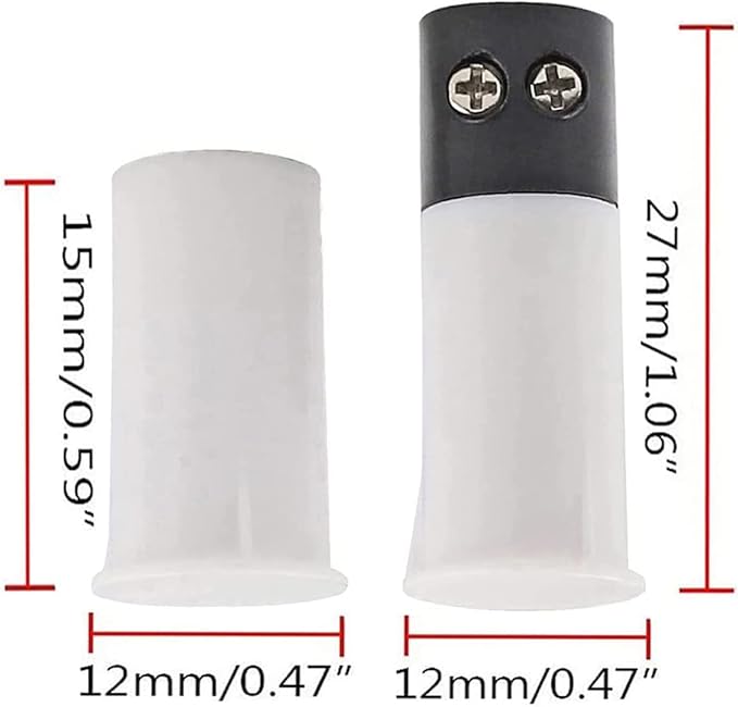 2 Sets MC-33C Normally Closed Recessed Window Door Contact Sensor Alarm Magnetic Reed Switch