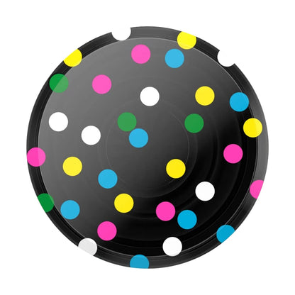 PopSockets Translucent Phone Grip with Expanding Kickstand, PopSockets for Phone, Translucent PopGrip - Black Disco