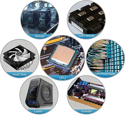 HY-510-100g (25g*4) Thermal Conductivity: >1.93W/m-k CPU Thermal heatsink Paste Silicone Grease Compound Non-Conductive for pc CPU gpu PS4 100 Gram