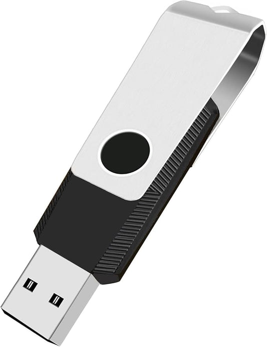 Wooolken 16GB Flash Drive, Thumb Drive USB 2.0 Memory Stick with Lanyards Swivel USB Stick for Portable Data Storage and Backup