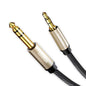 3.5mm to 1/4 Stereo Audio Cable 6.6 Feet /2M, 1/8" to 6.35mm 1/4" TRS Male Aux Cord Double Shielded with Braiding for Guitar, Amplifiers, PC, Home Theater, Speaker, etc.