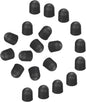 MECCANIXITY 20Pcs Replacement Stylus Pen Tips 5mm Conductive Capacitive Touch Screen Pens Tips Silicone Rubber, Black
