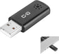 USB Microphone for Laptop and Desktop Computer, High Sensitivity for Clear Call, Plug-and-Play, High Gain, Cordless Mini-Sized Portable, Ideal for Work & Study