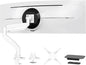 Ultrawide Monitor-Arm Heavy Duty 22-57‘’ - PUTORSEN Aluminum Single Monitor Mount Holds up to 59.4 lbs, Premium Adjustable Desk Mount Stand, VESA 75/100/200 mm, White