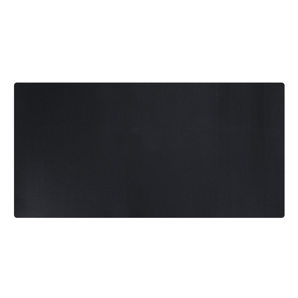 KINGFOM Desk Pad Office Desktop Protecter, PU Leather Desk Mat Blotters Organizer with Comfortable Writing Surface (47.2" x 23.6", Black)