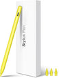 Pencil 2nd Generation Wireless Charging, HATOKU Pencil for iPad with Tilt & Palm Rejection, Magnetic Stylus Pen for ipad Air M3/3/4/5, iPad mini 5/6, ipad 6/7/8/9/10/11 Gen, ipad Pro 11/12.9 (Yellow)