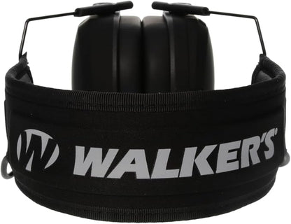 Walker's Razor Slim Ultra Low Profile Compact Design Adjustable Range Shooting Hunting Hearing Protection Electronic Earmuffs