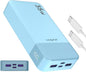 J2651 Portable Charger, 35W 20000mAh USB C in & Out Power Bank, Battery Pack with QC4.0+PD3.0 35W High-Speed Charging for Bluetooth Earbud, Mobile Phone, Tablet (Blue)