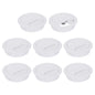 uxcell 8Pcs 50mm (1.97") Desk Grommet Plastic Cable Hole Cover Wire Brown