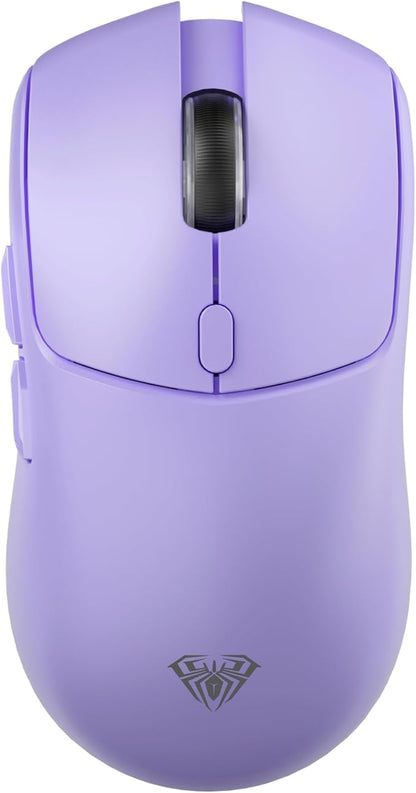 AULA SC580X Wireless Gaming Mouse, Tri-Mode 2.4G/BT5.0/USB-C Gaming Mice with 12000 DPI, 6 Programmable Buttons, Rechargeable Computer Mouse for Laptop/PC/Mac/Tablet