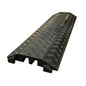 Kable Kontrol Drop Over Floor Cord Cover – 36” Inch Long 1 Channel Cable or Wire Protector – 20 Pcs Bulk Pack - Rubber Ramp for Indoor and Outdoor Use – Yellow