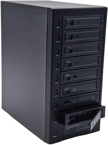 USB 4.0 (40Gbps) Type-C 8 Bay 2.5 Inch and 3.5 Inch SATA Hard Drive External Hard Drive Enclosure