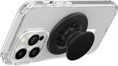 PopSockets Phone Grip for MagSafe, Magnetic Holder, Phone Stand - Black