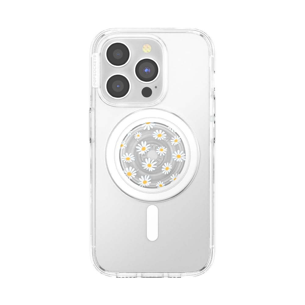PopSockets Phone Grip for MagSafe, Magnetic Holder- He Loves Me Not
