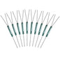 Gebildet 10pcs 4W 3 Pin Reed Switch Reed Contact Normally Open N/O N/C SPDT, Glass Reed Relay Magnetic Induction Switch (2.5mm x 14mm)