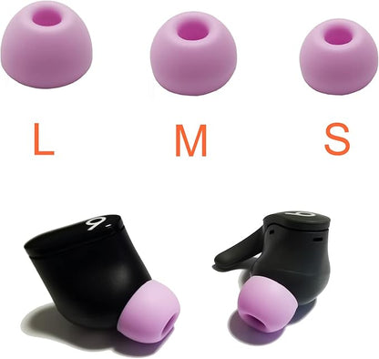 Silicone Eerbuds Tips for Beats Fit Pro Replacement Ear Tips for Beats Fit Pro/Beats Studio Buds Earbuds 6 Pairs LMS Purple