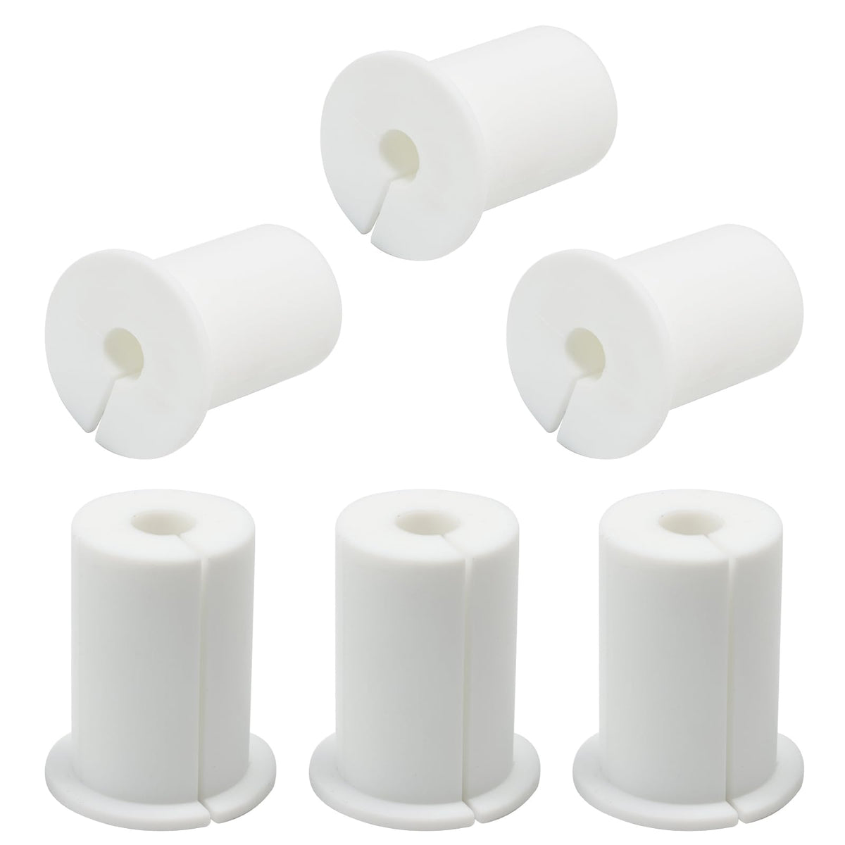EASYEAH 2pc Black Starlink Cable Grommets 1" Silicone Wire Hole Grommet