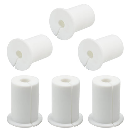 EASYEAH 2pc Black Starlink Cable Grommets 1" Silicone Wire Hole Grommet