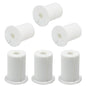 EASYEAH 2pc Black Starlink Cable Grommets 1" Silicone Wire Hole Grommet