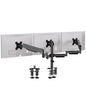 Pholiten Triple Monitor Mount for Desk, 2 Gas Spring Monitor Arms for 17-32 inches Screen, Fully Adjustable Heavy Duty Monitor Mount with Clamp & Grommet Mounting, Each Arm Holds 22 lbs