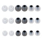 MMYQXI 54 PCS Silicone Replacement Earbud Tips Earbud Cap Eartips Fit for in-Ear Earbuds(Inner Hole 3.8mm -5.1mm) Headphones Earbud Rubber Tips S M L