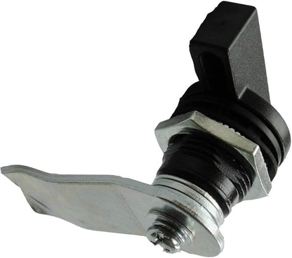 WJSKDQ 4PCS Thumb Operated Offset Thumb Cam Lock Black Cam Lock