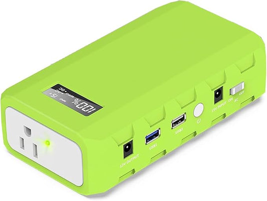 SinKeu Portable Power Station 88Wh, Solar Generator Power Bank with AC Outlet, 110V Portable Laptop Charger for Home Backup Outdoor Emergency RV Van Hunting