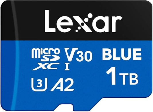 Lexar 1TB Blue Micro SD Card Up to 160MB/s microSDXC UHS-I Memory Card