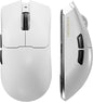 S9 Pro Wireless Gaming Mouse, 59G Ergonomic Computer Mouse, Triple Modes, 8K Polling, 26K DPI, PAW3395 Optical Sensor, Kailh Switch, 250h Battery Life, Programmable for PC/Win/Mac(White)
