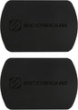 Scosche MagicMount Replacement Metal Plate Kit, Large Metal Plates with Strong Adhesive for Car Magnet Phone Mount Magnetic Cell Phone Holder, Universal Fit with All Devices and Cases, Black, 2-Pack