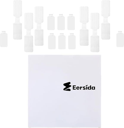 60 Pieces Self-Adhesive Cable Labels, Paste Wire Labels, Nylon Writable Cord Tags Waterproof White Wire Cable Tags for Electronics Office Computers Management and Identification (Pack of 2)