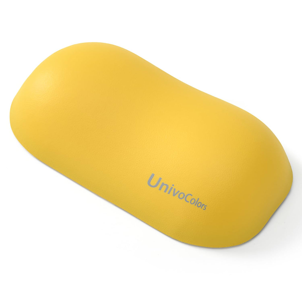 UnivoColors Design-Wave Wrist Rest, Artificial Sheepskin+Memory Foam+Ergonomic+Anti-Slip Gel, Resilience Support During Work and Gaming,Mouse Accessory,White