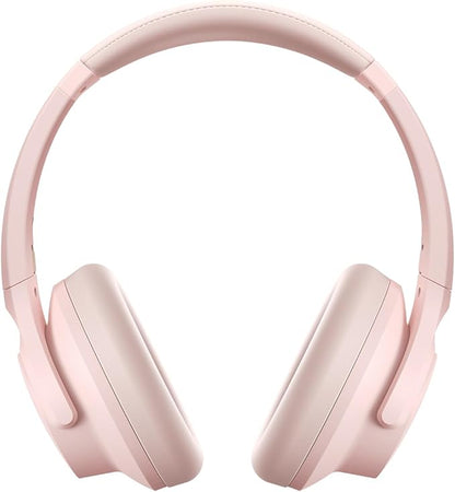 Soundcore by Anker Q20i Hybrid Active Noise Cancelling Headphones, Wireless Over-Ear Bluetooth, 40H Long ANC Playtime, Hi-Res Audio, Big Bass, Customize via an App, Transparency Mode (Pink)