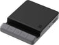 ZAGG 6-Port Media Hub – for iPad, Chromebook, Android & More – HDMI 4K 60Hz, USB-C PD 100W, USB-A 3.2 10Gbps, SD & MicroSD Card Readers, Audio Jack – Compact & Durable w/Media Buttons