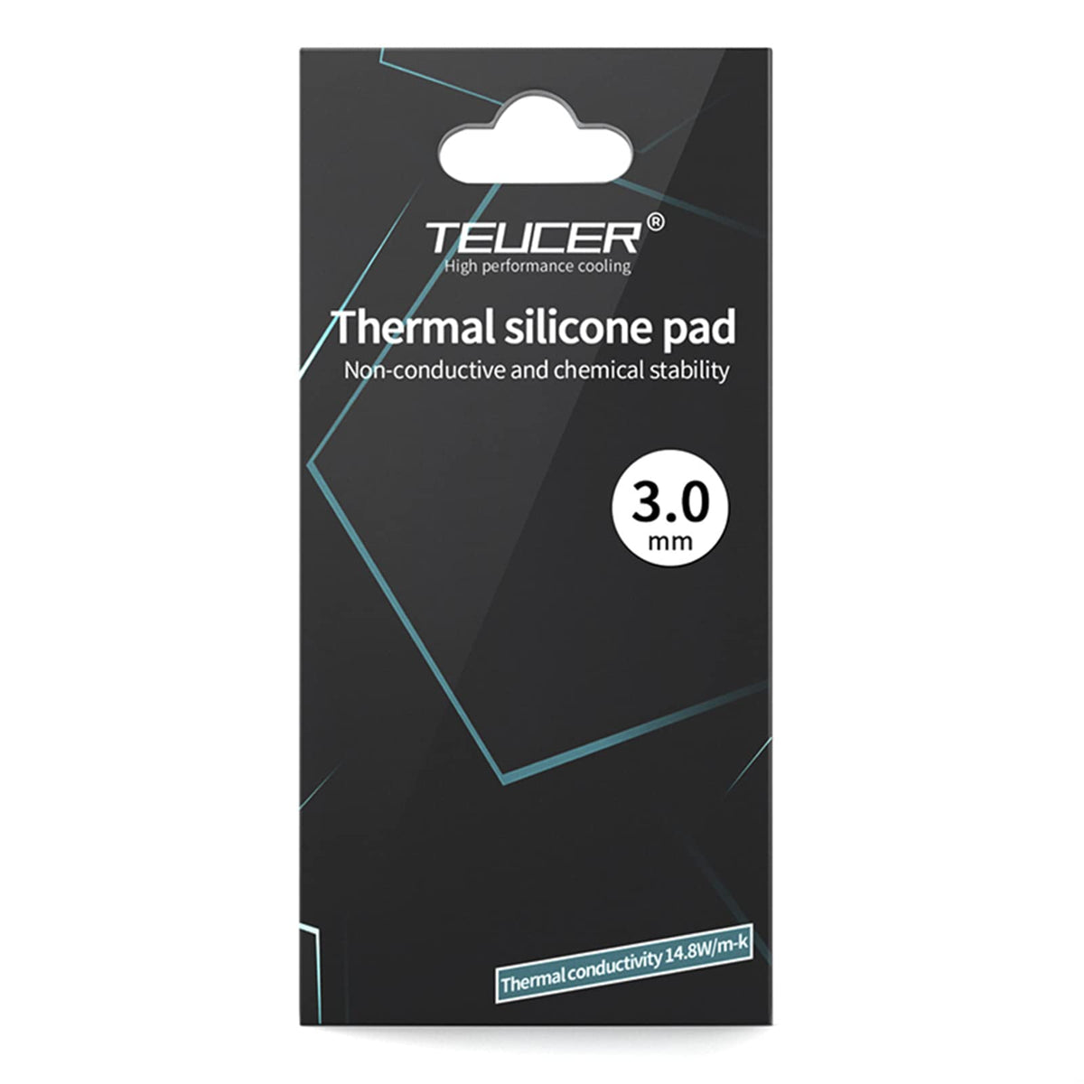 Thermal Pad 14.8 W/mK, 85x45x0.5mm, Non Conductive Heat Resistance High Temperature Resistance, Silicone Thermal Pads for Laptop Heatsink GPU CPU LED Cooler (0.5mm)