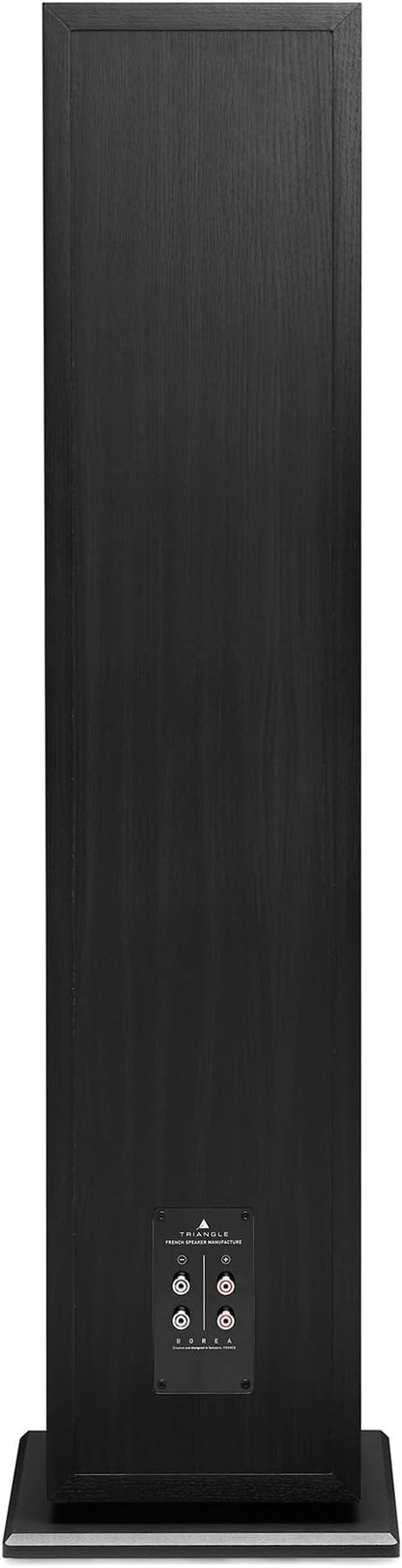 triangle - BOREA BR10 Hi-Fi Floorstanding Speakers - Power handling 200W - Efficiency 92 dB/W/m - 21cm Drivers - Versatile Music and Home Cinema - 245 x 1110 x 380 mm - Black (Piece)