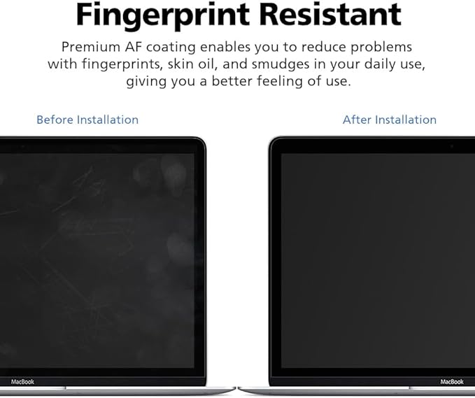 Magnetic Privacy Screen Protector for MacBook Air 13.6 Inch (2024 M3), Removable Anti Glare Anti Blue Light Anti Spy Screen Filter