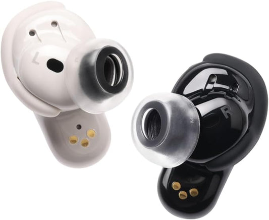 AZLA SednaEarfit Crystal for Bose Earbuds 2 Pair - Bose Earbuds Replacement Tips - Compatible with Bose Quietcomfort Ultra Earbuds, Bose QC Earbuds II (MS)
