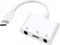 3-in-1 Aux to USB C Headphone Splitter USB-C to Dual 3.5mm Audio Adapter Dual Headphone Jack Adapter with PD Charging Compatible with iPhone 15/16, iPad Pro, Galaxy S25 Ultra, and More