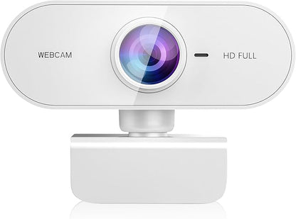 Webcam 1080P HD Webcam for PC,Web cam with Microphone,Stand for PC/MAC/Laptop/Desktop,Wide Angle Web Cameras for YouTube,Skype,Zoom,Xbox One,Video Calling