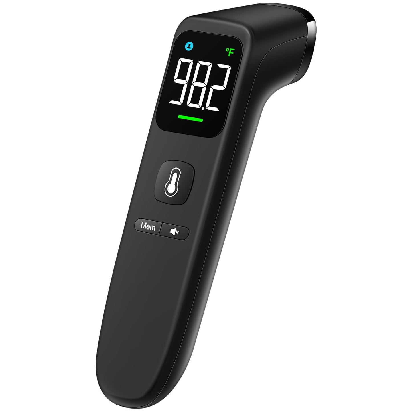 Viproud Touchless Thermometer for Kids and Adults, 1-Second Reading, Black