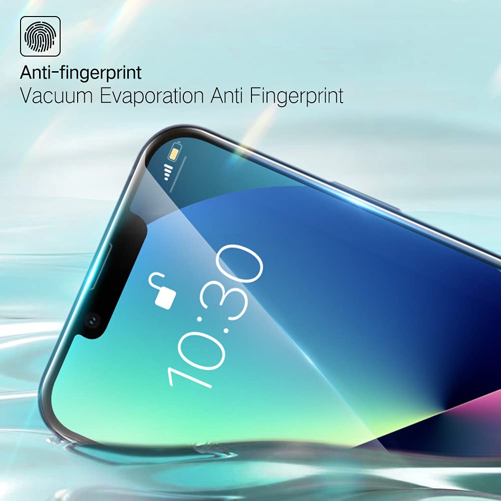 PERFECTSIGHT Anti Blue Light Screen Protector Compatible with iPhone 13 Pro Max 6.7 inch, Eye Care HD Clear Tempered Glass - Anti Eye Fatigue & Eye Dry Easy Installation